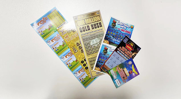 Custom printed scratch off cards and printing scratch lottery tickets